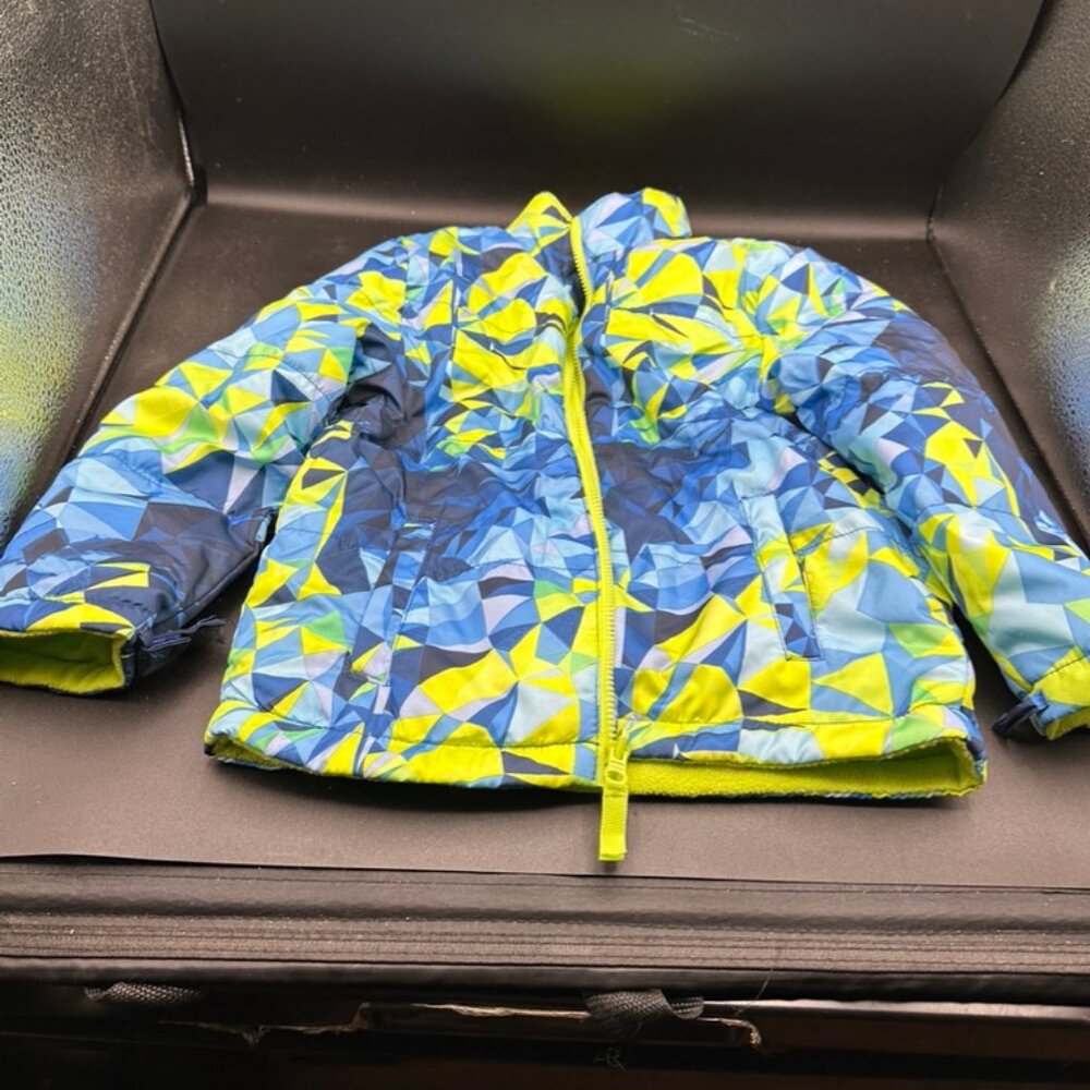 Nylon Blue Neon Green & Yellow Insulated Inside Size 4T Length 15 Inches